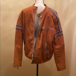 Cool, real leather Wilson’s jacket for man